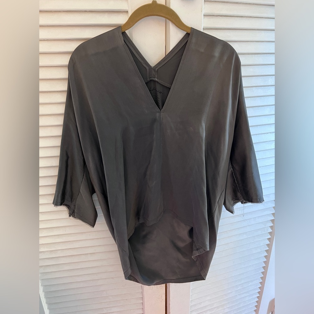 Miranda Bennett washed silk shirt OS